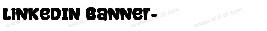 LinkedIn Banner字体转换